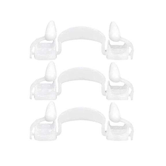 Retractable Realistic Creepy Teeth Braces, Reusable Halloween Party Dress Up Props for Carnival Parties, Set of 3