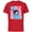 Red, variant on Summer Sports Games Go Team Mickey Mouse 2024- Short Sleeve Cotton T-Shirt for Adults - Customized-Red