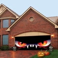thumbnail image 2 of Póster Con Logotipo De Tela Con Temática De Halloween, Pancarta De Fondo Para Colgar Con Calabazas, Murciélagos Y Luna, Utilizado Para La Decoración De Fiestas De Halloween.3, 2 of 4