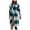 Dark Green, variant on DDAPJ pyju Womens Plaid Trench Coat Notched Lapel Double Breasted Pea Coat Winter Woolen Coats Long Shacket Jacket with Pockets Clearance Sales Today Blue M
