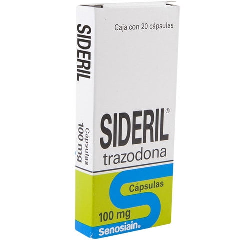 Sideril cápsulas 20 pzas de 100 mg c/u