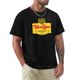 thumbnail image 1 of Camiseta con cuello redondo para hombre camisa de manga corta tops de algodón color negro, 1 of 7