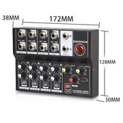 Mixer Professional 8 Channel Console Dj Digital Center Mobile Interface Portable Sound Frequency Table Amplify Card Mixing ,Precision Control