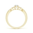 thumbnail image 2 of ANGARA Natural Infinity Twist Diamond Promise Ring in 14K Yellow Gold for Women (Size-4.1mm| Color-H| Clarity-SI2) | April Birthstone, Anniversary, Jewelry Gift for Women | Natural Diamond Ring, 2 of 8