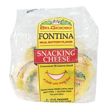 (10 Pack)BelGioioso Fontina Snacking Cheese, 6oz
