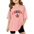 thumbnail image 1 of Vêtements pour Filles Chemise à Manches Courtes Imprimée pour Filles Col Rond Vêtements d'Été pour Fillettes Vêtements pour Fillettes 11-12 Ans Mode Filles, 1 of 5