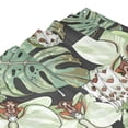 thumbnail image 6 of XMXT Shower Curtain Liner with Iron Hooks, Waterproof Tropical Botanical Leaf Print Shower Curtains for Bathroom Decor Accessories, 72 x 72 inches, 6 of 9