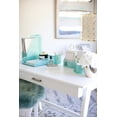 thumbnail image 6 of Riviera 5 Piece Aqua Desk Organizer Set, 6 of 6