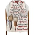 thumbnail image 3 of Anniversary Birthday Gift for Her Him Romantic I Love You to My Love Blanket Mothers Day Ideas for Wife Fathers Valentines Present for Husband Bed Throw Blanket 60"x50", 3 of 5