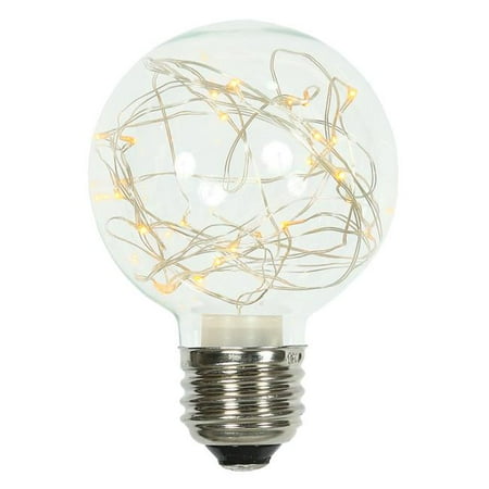 

25Lt Yellow Twinkle G95 Fairy Light Bulb - E26