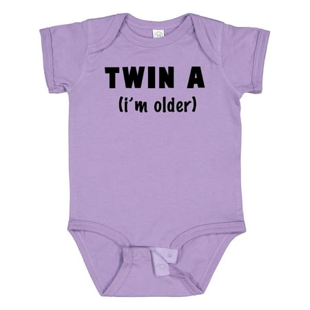 

Inktastic Twin a (i m Older) Gift Baby Boy or Baby Girl Bodysuit