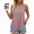 thumbnail image 6 of Kaprioy Womens Summer Tops Womens Tank Tops Eyelet Crew Neck Sleeveless Tops Dressy Casual Flowy Summer Shirts, 6 of 6