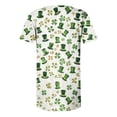 thumbnail image 5 of ShiShine St Patricks Day Shirt Women Short Sleeve Tops Casual Button V Neck Cute Printed Tunic Blouses Outfits, 5 of 5