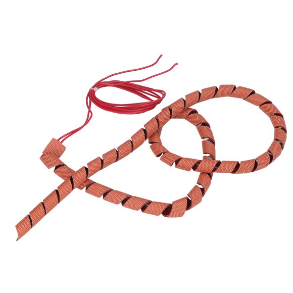 220V 70W Silicone Spiral Heating Tape - Efficient Pipe Heat Trace Cable for Freeze Protection, Flexible Fit for Metal/Plastic Hoses, Durable Long-Lasting Design with 105cm Lead Wire (39.4in Length)