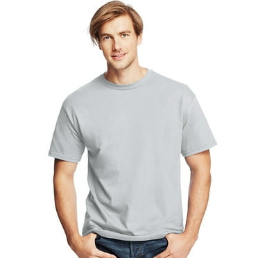 Hanes - Essential-T T-Shirt - 5280, Ash, L, Pack Of 5, Hanes Mens T-Shirts