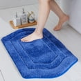 thumbnail image 7 of Extra Thick Bath Linen Rug Set Soft Plush Anti-Slip Bath Mat Water Absorbent Shaggy Polyester for Bathroom Living Room Bedroom Gray 24x36 Inches, 7 of 7