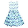 thumbnail image 3 of Girls Dress Plaid Checkered Striped Color Blocks 7, 3 of 4