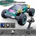 thumbnail image 2 of 38KM/H High-Speed Off-Road RC Car, 1:12 Scale Brush Motor RC Crawler wiht LED Lights, 2.4GHz Full-Proportional Control Off-Road Truck for Adults & Enthusiasts, 2 of 9