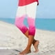 thumbnail image 3 of Pantalones de Yoga para Mujer, Cintura Elástica Impresa Capris para Uso Casual, Poliéster Cómodo Y Elástico, 3 of 5
