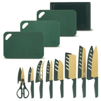 Thyme & Table 20-Piece Knife Set - Green