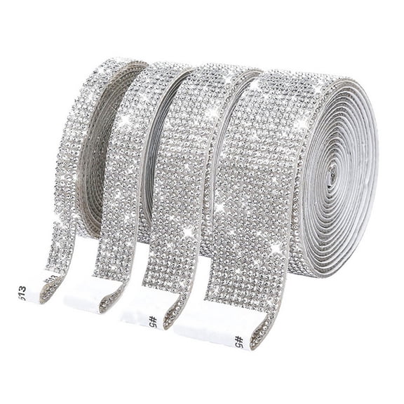 Self Adhesive Ribbon Roll Glitter Tape Handmade DIY Gift Decoration Wedding Supplies Cosmetics Vase Decoration A