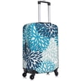 thumbnail image 3 of Daisy Flowers Luggage Suitcase Covers Elastic Washable Blue Chrysanthemum Floral Luggage Protector Travel Suitcase Protective Cover For Kid And Adult, M (Fit 22-24 Inch Luggage), 3 of 6