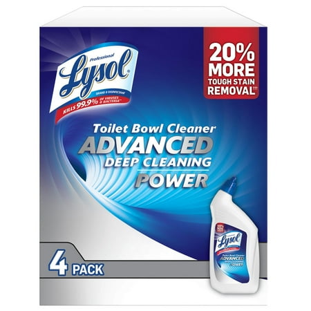 Lysol Advanced Toilet Bowl Cleaner  32 Ounce (4 Pack)