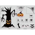 thumbnail image 3 of Halloween Window Clings Sticker Decorations - Halloween Removable Static Window Glass Stickers, Witch Spider Bat Skeleton Ghost Decals for Halloween Party Supplies Decor, 3 of 3