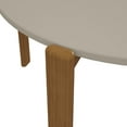 thumbnail image 4 of Manhattan Comfort Gales Round 46.54 Dining Table in Beige with Solid Wood Legs, 4 of 9
