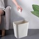 thumbnail image 4 of Papelera rectangular de plástico con tapa abierta, moderna, con cubo interior extraíble para una limpieza fácil. Ideal para el hogar, la cocina, el baño y la oficina. Aestivo | Gris | AESTIVO, 4 of 7