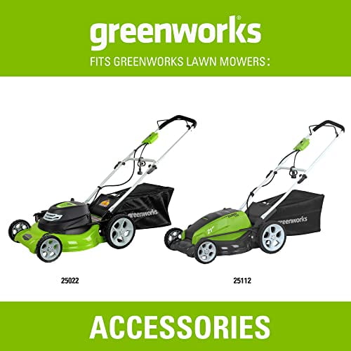 Greenworks 20 Inch Replacement Lawn Mower Blade 29172 Black