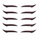 thumbnail image 2 of Delineador de ojos reutilizables Baoblaze 5 pares Rojo naranja, 2 of 7