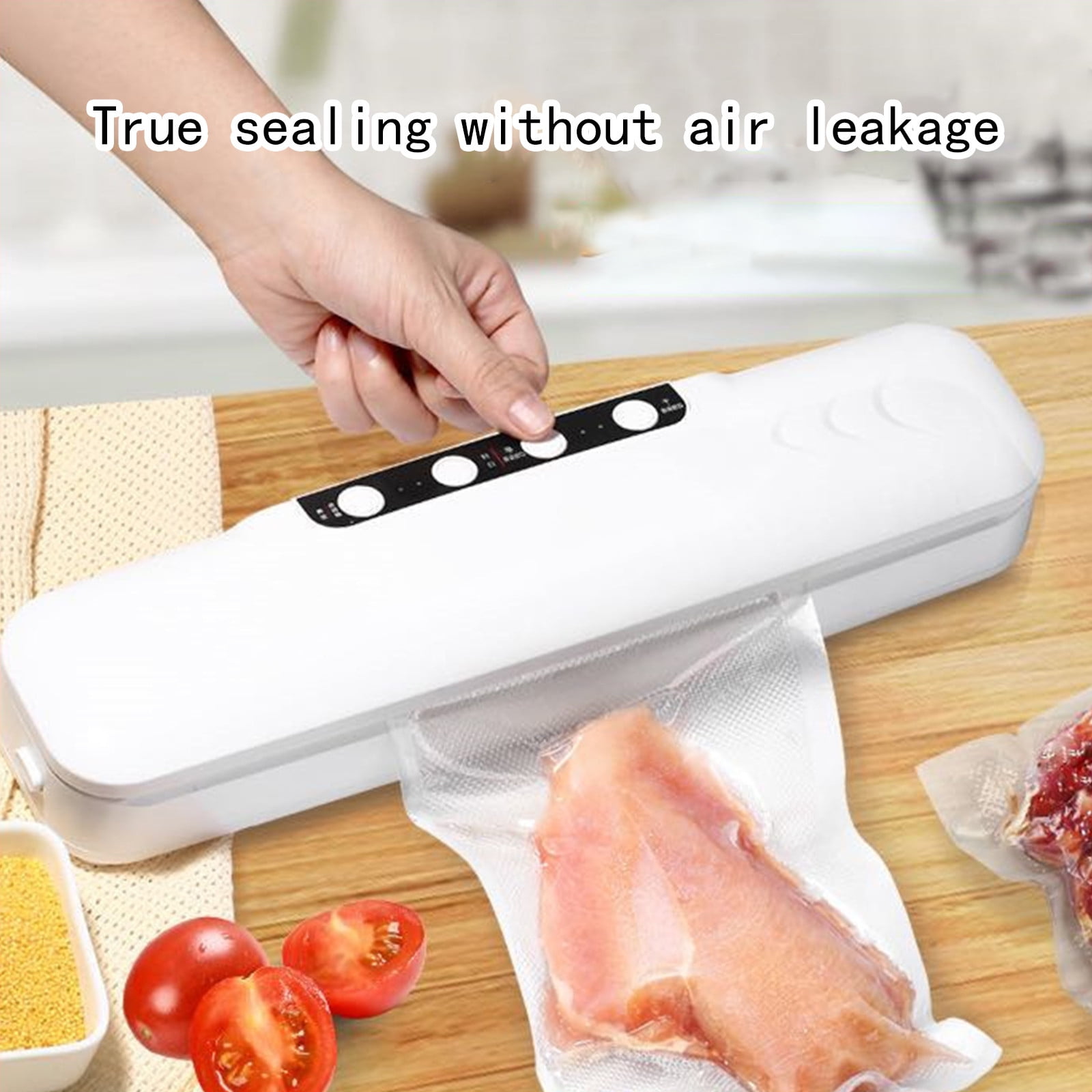Mouliraty Vacuum Sealer Machine, Upgrade Automatic Fo-od Preservation Machine, Compact Fo-od Sealer Vacuum For Fo-od, Lower Noise, Dry & Moist Fo-od Modes,10 Vacuum Bags