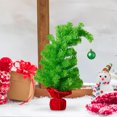 thumbnail image 1 of Mini adornos navideños rosas con forma de copo de nieve, mini árbol de Navidad de 45 cm, decoración navideña para ventanas de escritorio, adornos navideños para exteriores, decoraciones navideñas, dec, 1 of 6
