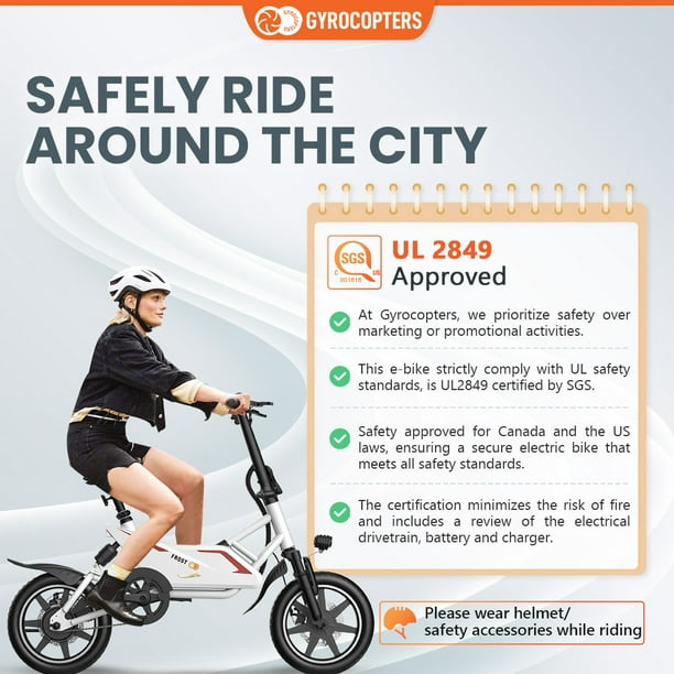 Gyrocopters Frost Electric City Bike