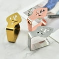 thumbnail image 6 of Creative Leaf-Shaped Tablecloth Clips Set of 4 Stainless Steel Non-Slip Table Cover Holders for Dining Picnic Party Wedding Home Decor Gold, 6 of 9