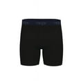thumbnail image 5 of Wrangler Supima ComfortFlex Stretch Boxer Briefs Men’s Underwear, L, Black/Navy, 6-Pack, 5 of 11