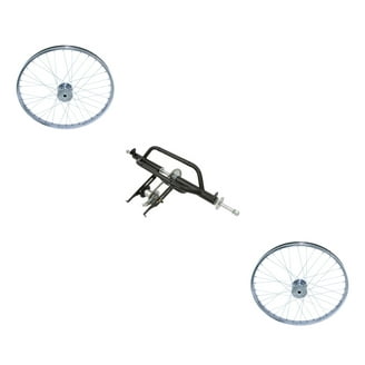 Kit D'essieu Pour Conversion Vélo En Tricycle - 20/26 Pouces - Chrome