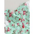 thumbnail image 6 of LMLYSoH Newborn Baby Girls Lace Flower Romper Round Neck Button Closure Jumpsuit Summer Clothes, 6 of 8