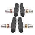 thumbnail image 3 of Mountain Bike V Brake Pad, Black 2Pair Bicycle Brake Pad, Easy To Operate For Cycling Brake Block Repair Tool Cyclist, 3 of 8