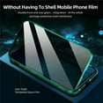 thumbnail image 5 of Anti Peep Magnetic iPhone 14 Plus Case - (Green) Double Sided Privacy Tempered Glass Screen Protector Shockproof and Scratch Resistant Protection, 5 of 5