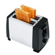 OWNTECH 2 Slice Stainless Steel Toaster with Extra Wide Slots,6 Toast Settings, for Toast Bread, Bagel & Waffle