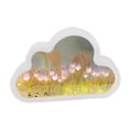 thumbnail image 4 of Lámpara de noche con espejo de tulipán, decoración elegante, adorno de lámpara de mesa, luz nocturna para oficina, escritorio, decoración de fiesta, Violeta, 4 of 10