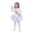 00-White75, variant on WOYY Girls Halloween Dress Up Romper Tutu Skirt with Accessories Party Outfits