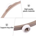 thumbnail image 2 of Shisuyan Microwave Turntable Tray Rotating Ring Support Coffee 4Set 8.7x0.6In, 2 of 9