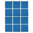 thumbnail image 2 of Soundproofing Studio Foam, Acoustic Panel Cotton Easy Installation 12PCS  For Concert Hall Blue, 2 of 8