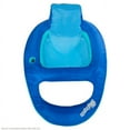 thumbnail image 3 of SwimWays Spring Float Recliner Swim Lounger for Pool or Lake with Hyper-Flate Valve - Blue, 3 of 5