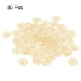 thumbnail image 3 of Screw Cap Covers, 80 Pack 11.8x3.3mm Plastic Screw Decoration Cover, Apricot, 3 of 5