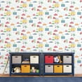 thumbnail image 2 of Galerie Wallcoverings  Just 4 Kids 2 City Traffic Non-woven Matte Wallpaper Roll 33 feet x 21 inches - Yellow, 2 of 5