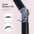thumbnail image 3 of MF Studio 9ft Navy Blue Octagon Market Patio Umbrella, Crank & Push Button Tilt, UV Resistant, 3 of 8